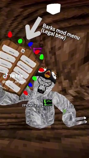 Gorilla Tag Bark Mod Menu Showcase