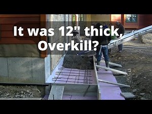 How To Form, Pour, and Finish a Concrete Driveway entry to your garage.