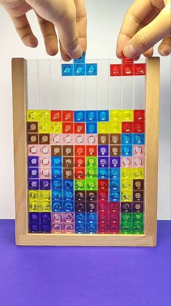 Realistic 3D Tetris Game