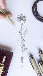 71K views · 647 reactions | Vertical - Minimal Nature Lines  . . . #tattooidea #tattoodesign #verticaltattoo | JDuke.Illustrations | Facebook