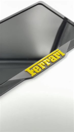 Custom 3D Acrylic License Plate Frame - Personalized Car Accessory - Etsy