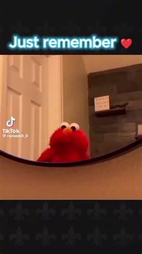Elmo's words of encouragement