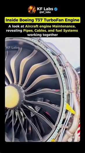 Inside a Boeing 737 Engine During Maintenance ✈️⚙️