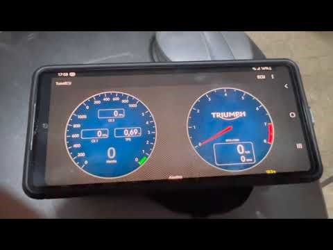 Triumph Speed Twin 1200 - TUNE ECU - Reseting Error Code