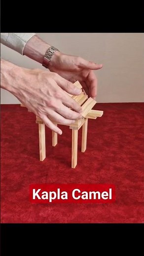 Kapla Camel - DIY wood planks #construction #kapla #camel