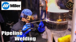 51K views · 559 reactions | Stick Welding | Pipeline Demo at Miller Welders booth FABTECH 2019 was a blast! This time the WeldTube Squad was at the Miller Electric booth doing some pipeline welding demonstrations! Abe, Travis, Mike, Dakota, Klay and Jake welded out a 12" pipe live at Miller! Everything is better with friends! Outlaw leather was there too and Harley! #instawelder #weldernation #southcoastweldingacademy | WeldTube | Facebook