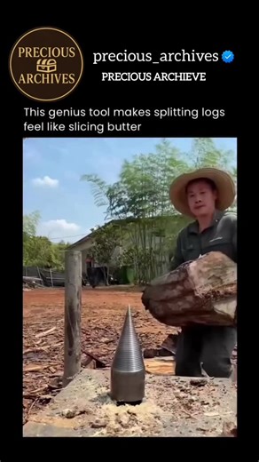 Precious Archives on Instagram: "Hollowing out a tree stump with a core drill is where precision meets brute force: a heavy-duty coring machine spins a diamond-tipped cylindrical bit at high speed, grinding straight through dense wood and roots like an industrial hole saw. As it bores downward, it extracts a clean wooden core from the center, leaving behind a smooth, perfectly shaped cavity without splintering or tearing up the surrounding ground. Compared to chopping or burning, this method is 