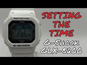 How To Set G Shock GLX-5600 Time Fast and Easy Tutorial