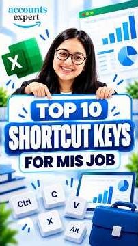 ✅Top 10 Shortcut Keys of MIS Job in Excel #excel #exceltips #exceltutorial #exceltricks #exceltricks