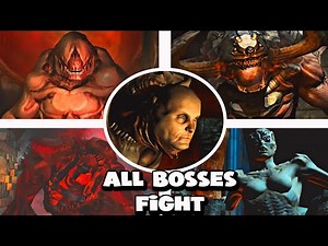 ALL BOSSES FIGHT - DOOM 3 BFG EDITON (WITHCUTSCENES)