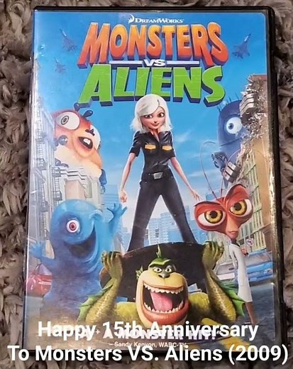 Happy 15th Anniversary To Monsters VS. Aliens (2009)