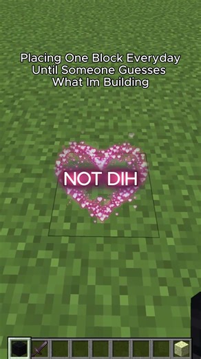 Placing One Block Everyday Until Someone Guesses What Im Building #minecraft #shorts