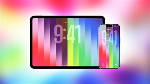 苹果 iOS 26.5 推出了漂亮的彩虹壁纸！