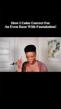 How to color correct for an even base makeup