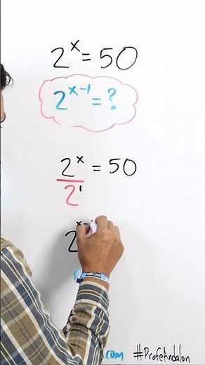 Exponential equation | exponent X-1 | Shorts