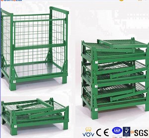 [Hot Item] Warehouse Foldable Sheet Metal Wire Mesh Box