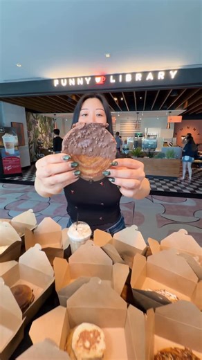 Las Vegas on Instagram: "Sweet chapters only. Funny Library Coffee Shop @virginhotelslv has all your favorites 🥐📚 #VegasFoodie #LasVegas #ThingsToDoInLasVegas"