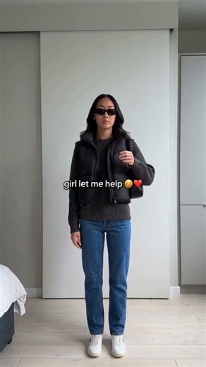 👆Outfit linked in bio This hack makes basic black puffer jackets look so stylish
