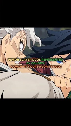 Demon slayer duos (ft.colors) ❤ #demonslayer #shorts
