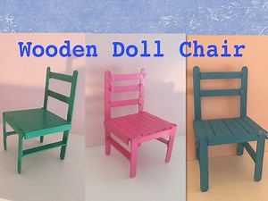 How to make a Wooden Doll Chair