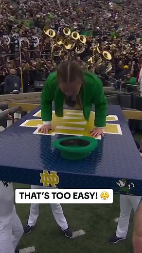 Kylee Kazenski: Notre Dame's First Female Leprechaun | College Football