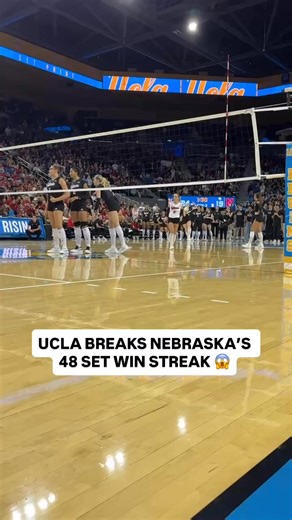 UCLA BREAKS NEBRASKA’S 48 SET WIN STREAK 😱 | Big Ten Network