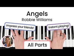 How to play Angels - Robbie Williams | EASY Piano Tutorial!!