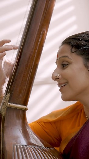 Vidya Balan on Instagram: "#BTS 🙏❤️ Love and guidance: @sikkilmala @anuparthasarathy Photographer: @rohnpingalay Videographer: @portraitshelter Hairstylist: @bhosleshalaka Make-up artist: @harshjariwala158 Weaving coordinator: @thesstudioclothing Saree draper: @durga_cine_saree_drappist Assistant drape artist: @shivani_mohanakrishnan Location: @tajhotels @tajmahalmumbai My mom’s friend @homebyrenu for being kind enough to let us use her mothers tanpura❣️ Manager : @sandhu_aditi"