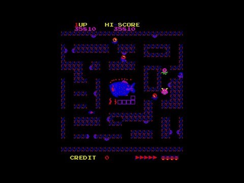 Devil Fish [Arcade Longplay] (1984) Vision {Galaxian hardware}