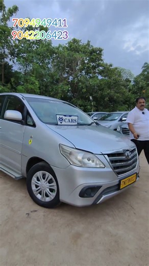 Toyota Innova model 2010 T board silver colour type G4 model low budget location madurai Mcars