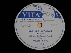 Willie King With The Ike Turner Band - Peg Leg Woman