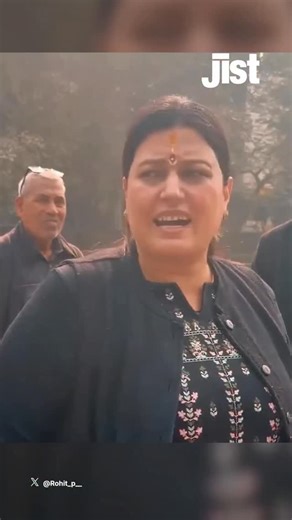 Jist on Instagram: "In Delhi’s Pratapganj area, BJP councillor Renu Chaudhary confronted an African football coach in a public park, threatening him to learn Hindi within one month. The coach has been training local children for years. The incident, captured on video, went viral online, sparking backlash with many calling her behaviour bullying and an abuse of power, and triggering debates on language and public conduct."