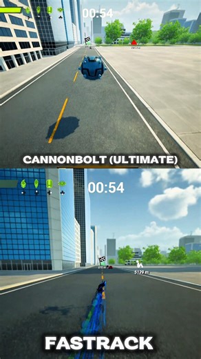 FASTRACK VS ULTIMATE CANNONBOLT BEN 10 MOST REALISTIC GAME #shorts #ben10 #ben10gameplay