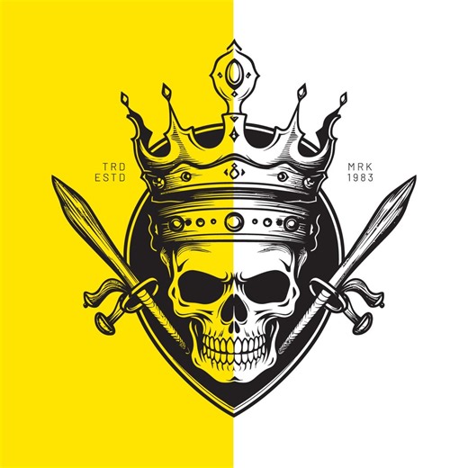 Skull SVG Cut File | Crowned Skull Vector for Cricut (instant Download) - Etsy