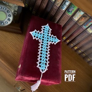 Bible Crochet Pattern, Cross Bookmark Crochet Pattern, Bible Bookmark Patterns, PDF Instant Download - Etsy