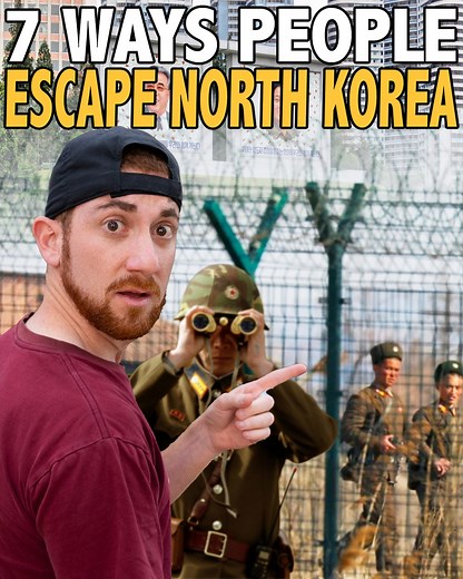 1.6M views · 10K reactions | 7 Ways How People Escape North Korea | Drew Binsky | Facebook