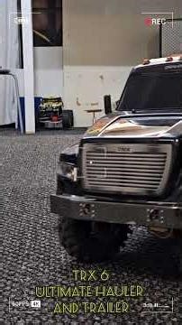 TRX6 Ultimate Hauler and trailer 6x6 rc crawler TRAXXAS