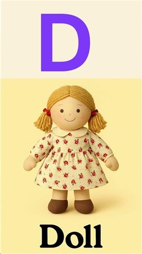 Learn alphabet D | Flash cards