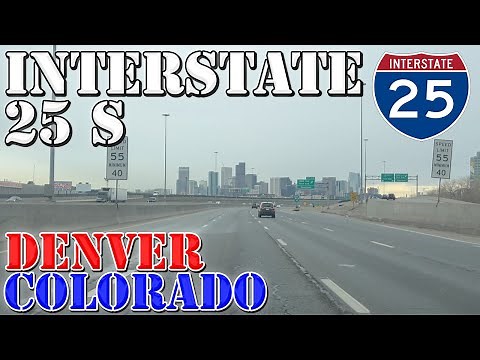 I-25 South - Denver to Colorado Springs - Colorado - 4K Highway Drive