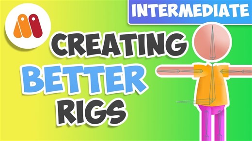 Moho 新手入门：在 Moho 中进行简单角色绑定②