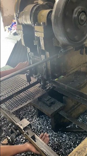 How to Make Handcrafted Perforated Round Hole Stainless Steel Sheets | DIY Metalworking |#shorts