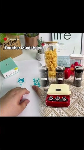 DIY vocabulary flash cards with Phomemo M02 sticker printer! #phomemo