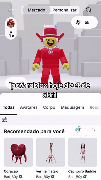 roblox hoje no último dia da semana santa #robloxfyp #viral #robloxedit #roblox