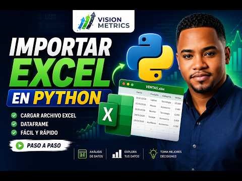Cómo importar archivos Excel en Python Fácil y Rápido-Pandas para Data Analytics🐍📊