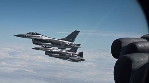 Incredible Footage Captures Fighter Jets Training For NATO