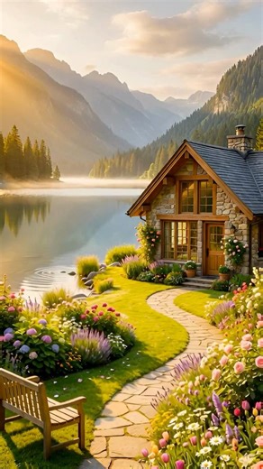 🎬Cozy Cabin by the Crystal Lake