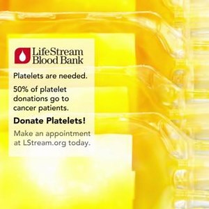 🎗️ Where do platelets go? 50% of platelet donations go to cancer patients. Cancer treatments can lower platelet counts and the risk of bleeding, making platelet transfusions necessary for these patients to have the strength to fight cancer. ‼️ The local platelet supply is low; donate platelets and get a $25 e-gift card when you donate platelets at a donor center. Visit LStream.org to make an appointment today! . . . #Platelets #Cancer #CancerSucks #CancerFighter #CancerAwareness #DonatePlatelet