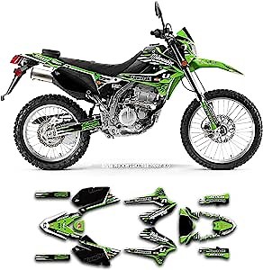 Amazon.com: Kungfu Graphics Custom Decal Kit for KLX 250S 2008 2009 2010 2011 2012 2013 2014 2015 2016 2017 2018 2019 2020 2021 2022, Black Green White, KW25KLX0820007-KO : Automotive