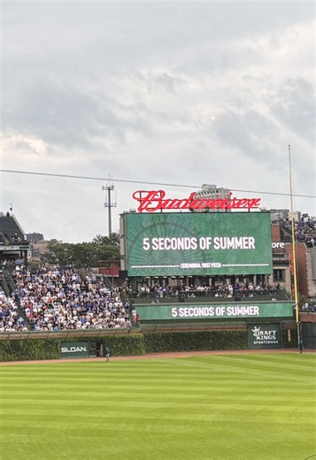 5SOS First Pitch at Wrigley: 5 Seconds of Summer Surprise in Chicago