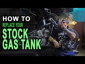 Honda Shadow Build Stock Tank Replacement - HOW TO